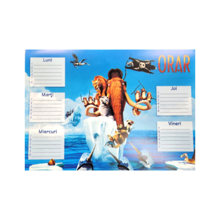 Accesorii Scolare - Orar Scolar