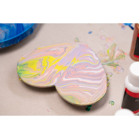 Panza pictura pe carton Model inima Set 5, Daco [2]