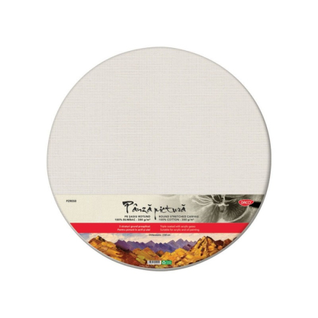 Materiale Pictura - Panza pictura pe sasiu rotund, 50 cm DACO