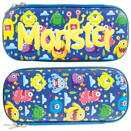 Penare - Penar borseta 3D, SCARY, 22x9x4.5 cm