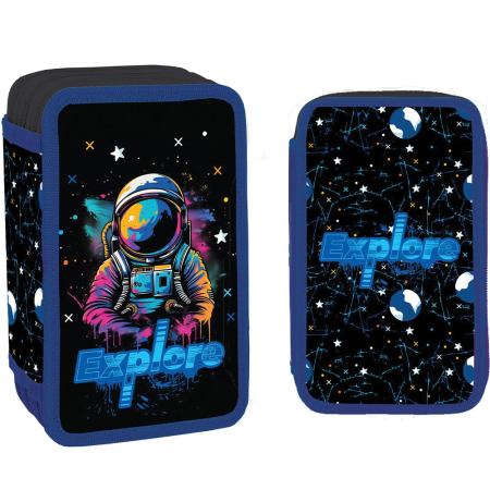 Penare - Penar echipat, 3 fermoare, 38 piese, EXPLORE