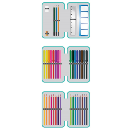 Penar echipat, 3 fermoare, 39 piese, SCARY [1]