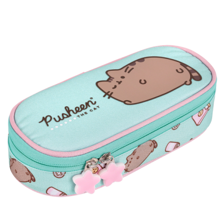 Penare - Penar tubular Pusheen 1 compartiment culori pastel