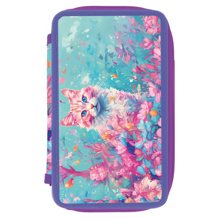 Penare - Penar neechipat, 3 compartimente, Cat