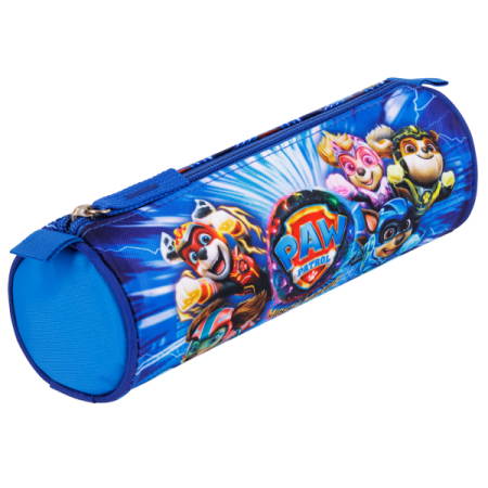 Penare - Penar neechipat St.Majewski Paw Patrol, 1 fermoar, albastru, cilindric