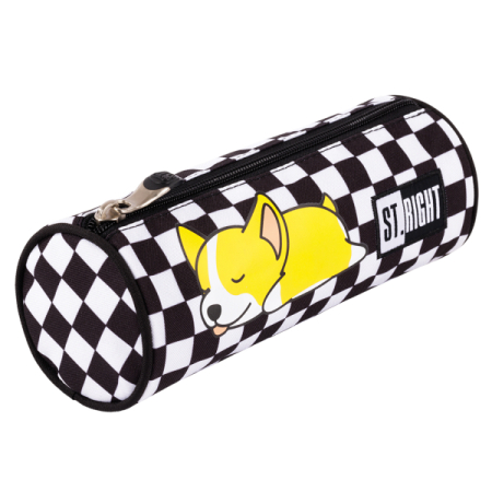 Penare - Penar neechipat St.Majewski St.Right Sleepy Corgi, 1 fermoar, negru cu alb