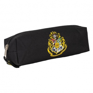 Penare - Penar neechipat tip etui, Harry Potter Hogwarts, 1 compartiment, negru
