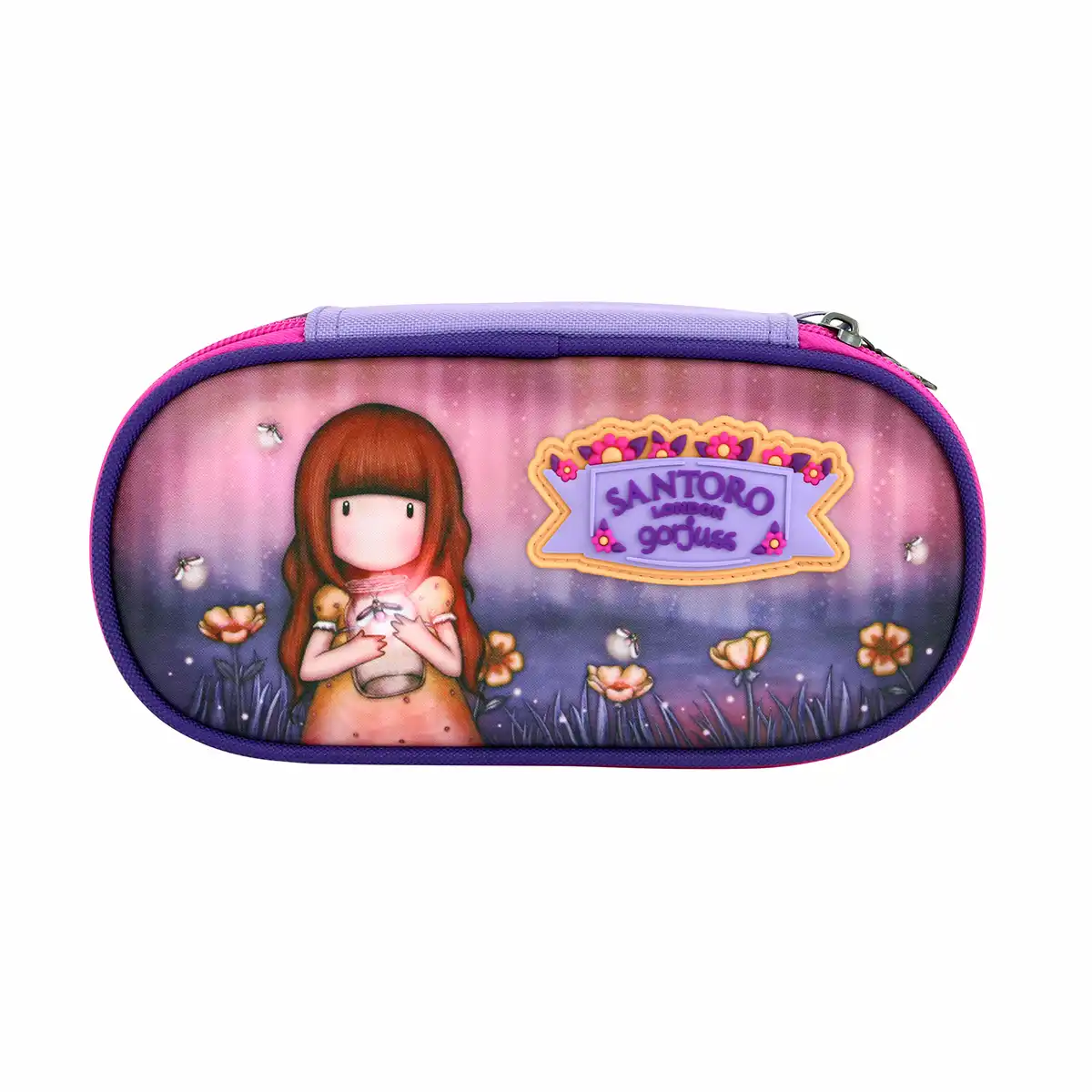 Penare - Penar scolar Gorjuss etui, Firefly Dawn, 10x23x6 cm