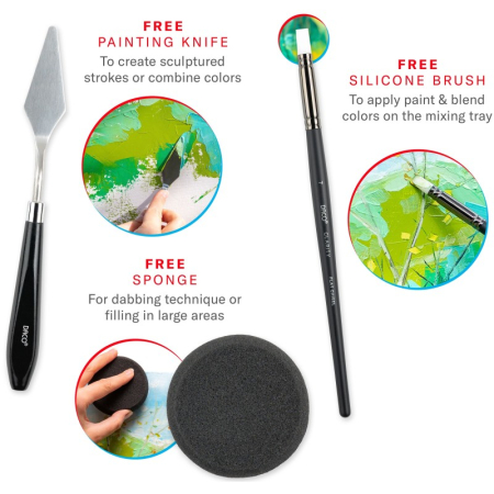 Pensule Set 15+1 Clarity DACO [2]