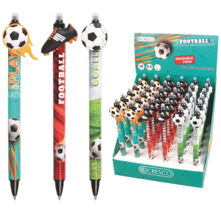 Pix cu gel - Pix cerneala termosensibila Cresco, 0.5mm, diverse modele Fotbal