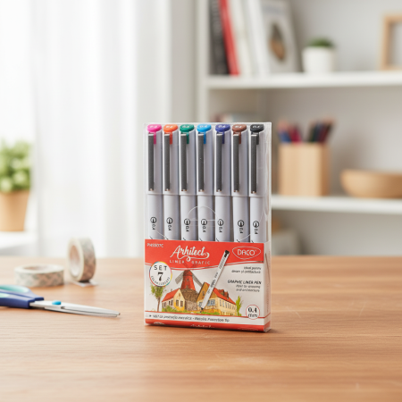 Pix Liner Grafic Arhitect Color set 7 buc x 0,7mm [0]