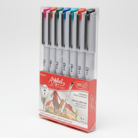 Pix Liner Grafic Arhitect Color set 7 buc x 0,7mm [4]
