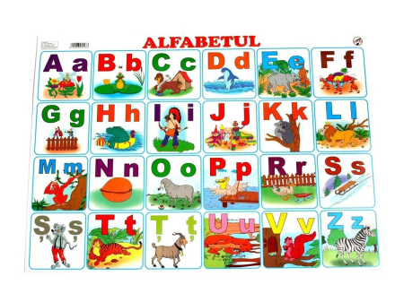 Planse școlare - Plansa Alfabetul A3