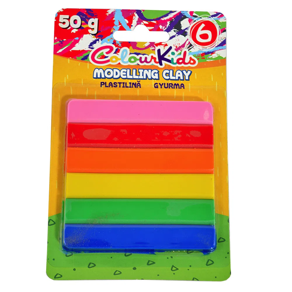 Plastilină - Plastilina ColourKids 6 culori 50gr