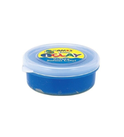 Plastilină - Plastilina iClay Amos, 18g/cutie, albastru