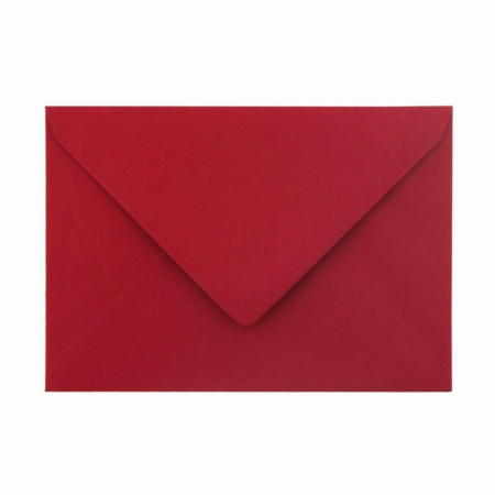 Plicuri - Plic C6 gumat Rosu christmas set 25 buc PC612R