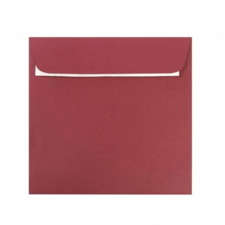 Plicuri - Plic Patrat siliconic DACO 25 buc/set, Bordo