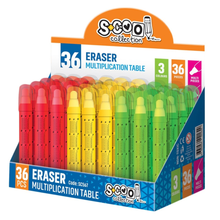 Radiere - Radiera cu tabla inmultirii