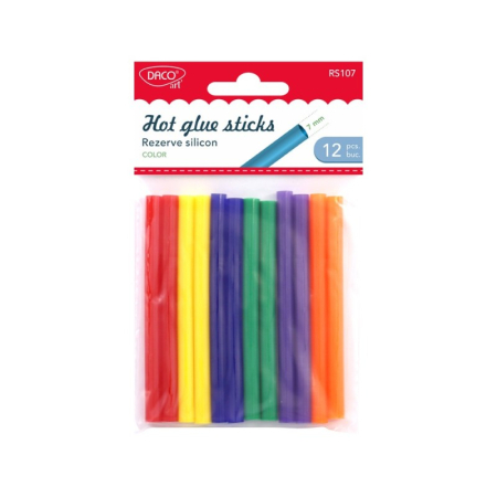 Batoane de lipit - Rezerva silicon 7 mm set 12 color RS107