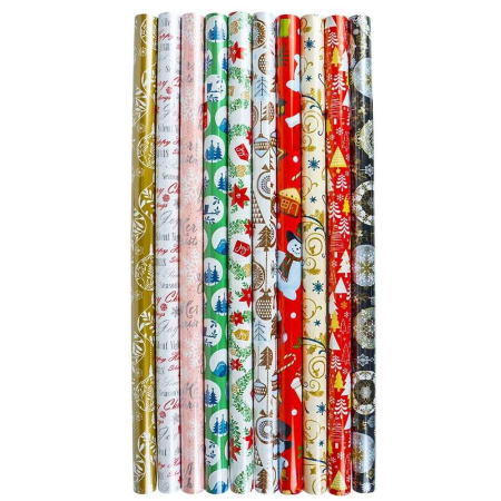 Ambalare si Logistică - Rola Ambalaj Pentru Cadouri Craciun, Diverse modele