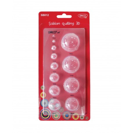Creative & hobby - Sablon Quilling 3D 12 forme DACO SB012