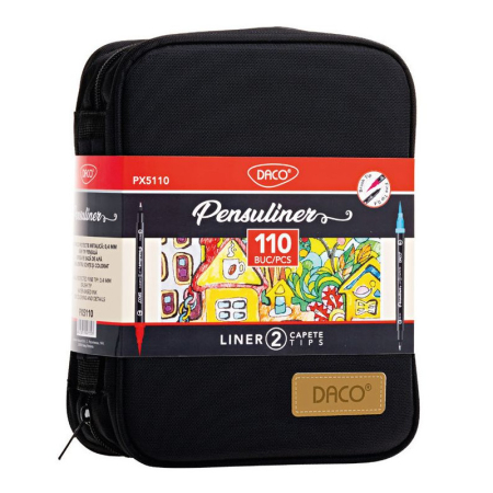 Pixuri - Set 110 culori pensuliner PX5110