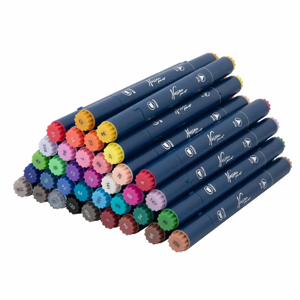 Set 36 markere Creative Craft, 2 capete in cutie metal [1]