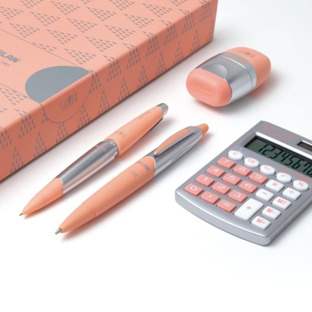Set cadou calculator Silver portocaliu Milan [1]
