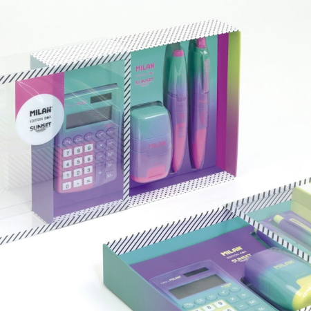 Set cadou calculator Sunset roz Milan [1]