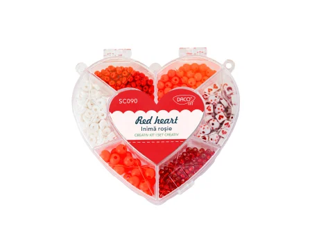 Creative și hobby - Set Creativ – Inima Rosie ( SC090) Daco