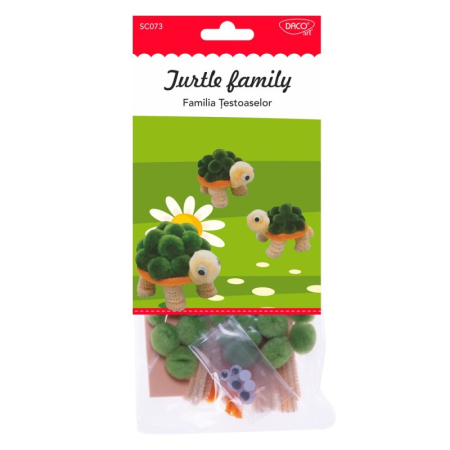 Seturi Creative - Set creativ - SC073 Familia testoaselor Daco