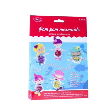 Seturi Creative - Set creativ - SC074 Sirene prietenoase Daco