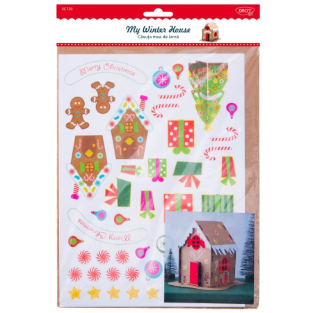 Creative & hobby - Set creativ - SC720 Casuta mea de iarna