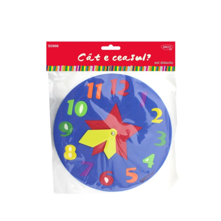 Creative și hobby - Set didactic - SD006 Cat e ceasul