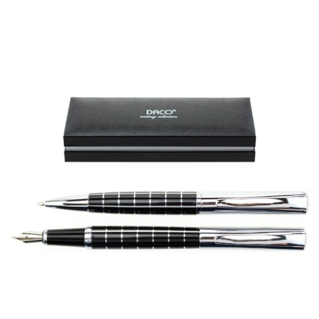 Instrumente de Scris - Set pix si stilou Daco SE275, Negru