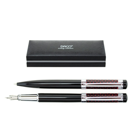 Seturi Instrumente de scris - Set pix si stilou Daco SE278NR, Negru