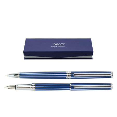 Instrumente de Scris - Set pix si stilou Daco SE280A, Albastru