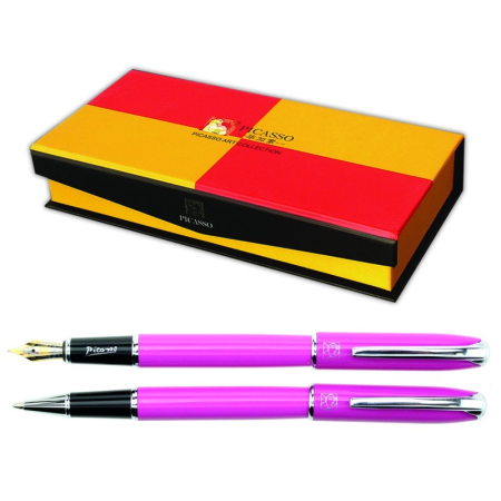 Instrumente de Scris - Set pix si stilou PICASSO 916 Roz