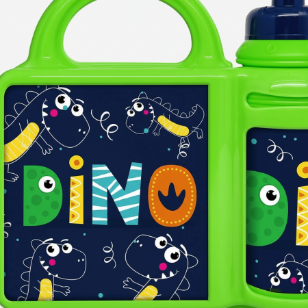 Set: Sticla apa + cutie sandwich, Dino [2]