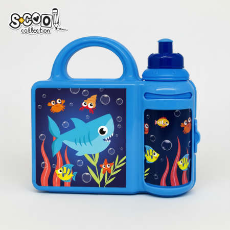 Set: Sticla apa + cutie sandwich, Shark [2]
