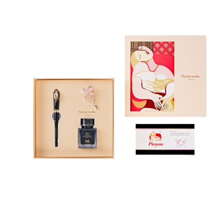 Instrumente de Scris - Set stilou si calimara cu brosa PICASSO (986N)