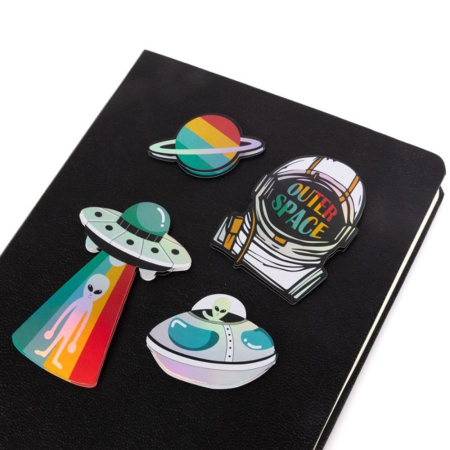 Stickere holografice galaxy, 9 buc/coala - TRENDHAUS [1]