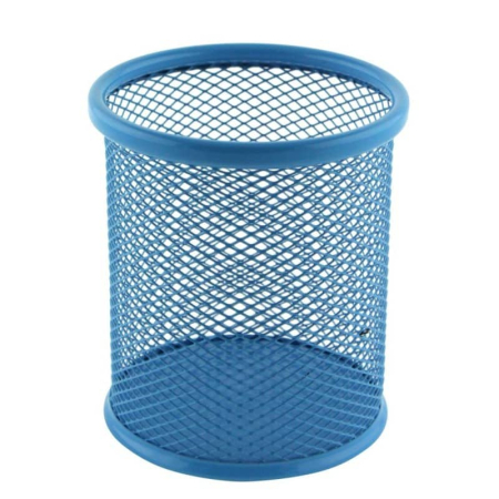 Suporti birou & organizatoare - Suport birou cilindric albastru ECADA