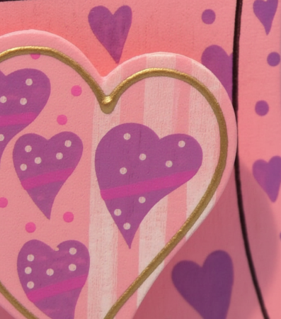 Suport scolar instrumente de scris din lemn, inima, div modele [2]