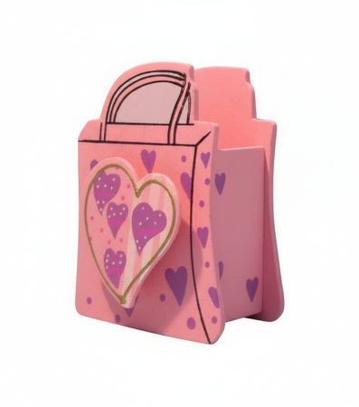 Suport scolar instrumente de scris din lemn, inima, div modele [3]