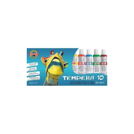 Rechizite Școlare - Tempera 16 ml set 10 culori