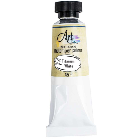 Culori Tempera - Tempera Art ALB TITAN - 45ml