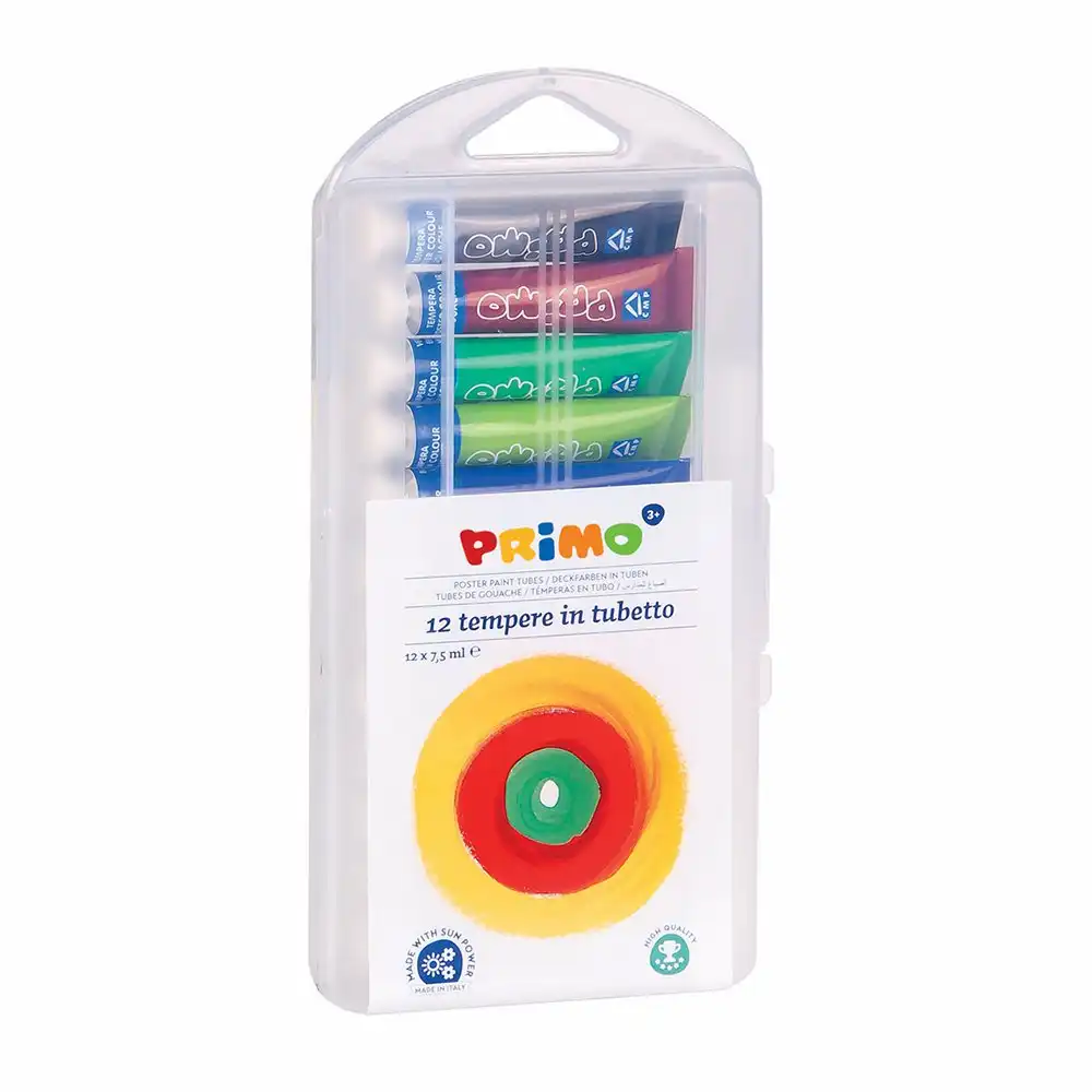 Culori Tempera - Tempera Morocolor Primo, 7.5ml, 12 culori