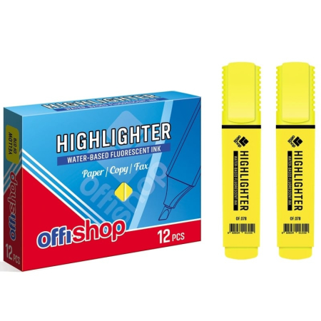 Textmarkere - Text marker Evidentiator Fluorescent Galben OFFISHOP