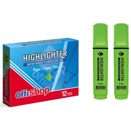 Markere & Textmarkere - Text marker Evidentiator Fluorescent Verde OFFISHOP